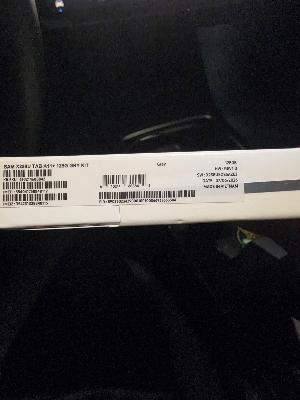 Samsung Galaxy Tab A11+ Gray 128GB Tablet Kit